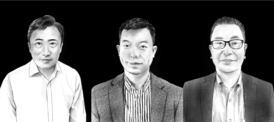▲ (좌측부터) 한국 지사장 데릭 박, 중화권 지사장 에디 장, 일본 지사장 켄지 다나카