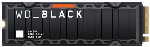 ▲ WD_블랙 SN850X NVMe SSD 히트싱크 모델