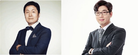 ▲  (좌측부터) 알만컴퍼니 구교성 회장, 해커스홀딩스 김로이 대표