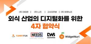 위젯누리, 스타트업 3개사와 외식 산업 디지털화 협약 - 뉴스 썸네일 이미지