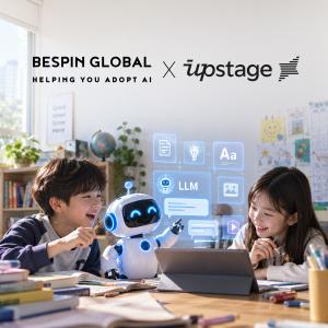 베스핀글로벌·업스테이지, 국산 LLM 기반 공교육 AI 고도화 맞손